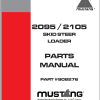 Mustang Skid Steer Loader 2095 2105 Parts Manual 908276C