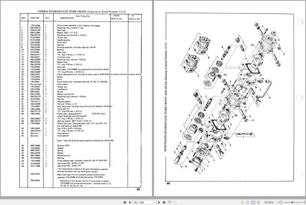 Mustang Skid Steer Loader 440 Parts Manual 000 53748B 1