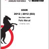 Mustang Skid Steer Loader 850R 2012 EU Parts Manual 917384I