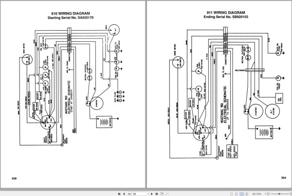Mustang Skid Steer Loader 910 911 Operator Manual 000 14923B 1