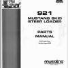 Mustang Skid Steer Loader 921 Parts Manual 000 75935B