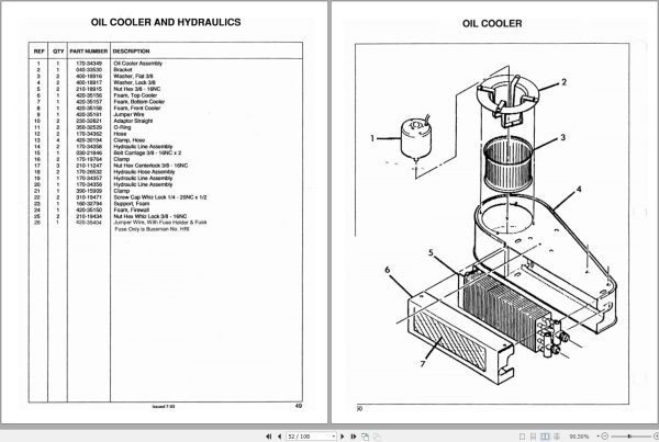 Mustang Skid Steer Loader 921 Parts Manual 000 75935B 1