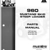 Mustang Skid Steer Loader 960 Parts Manual 000 45884B