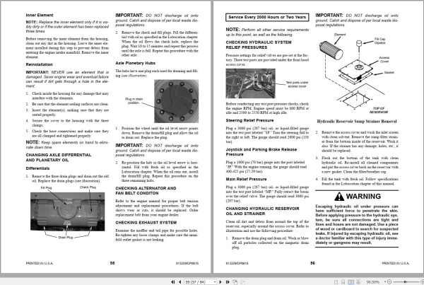 Mustang Telehandler 634 Operator Manual 1
