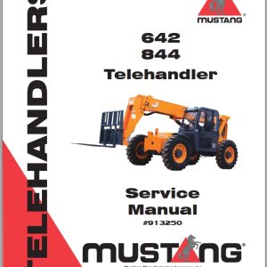 Mustang Telehandler 642 844 Service Manual 913250