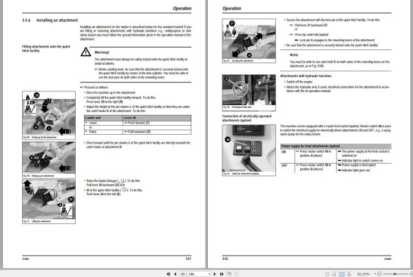 Mustang Wheel Loader ML42 Operator Manual 909889A 1
