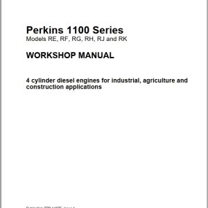 Perkins Engine 1100 Series Workshop Manual 917121