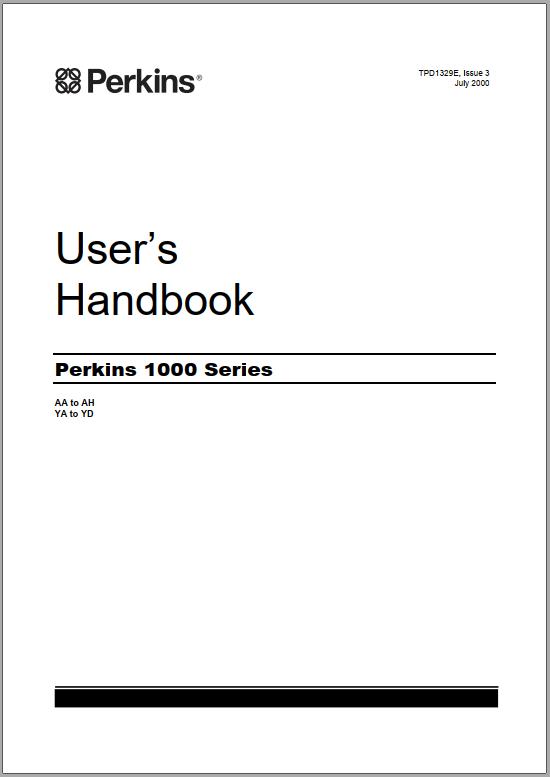 Perkins Engine Collection Operating and Maintenance Manual PDF 3