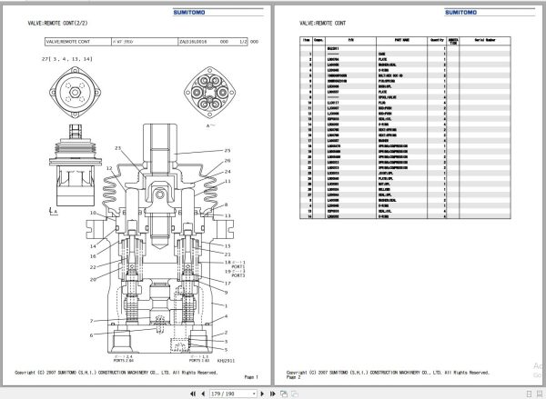 Sumitomo Excavator 3B 5 Series Engine Spare Parts Catalog PDF 6
