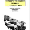 Terex All Terrain Crane AC60 3 AC60 3L Spare Parts Catalog B7244081 EN DE FR 1