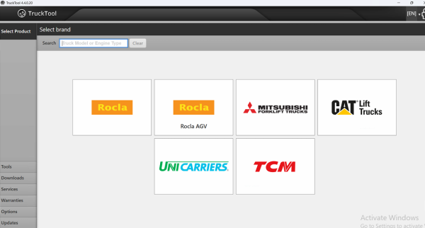 TruckTool 4.4.0.20 05.2024 Diagnostic Software CAT TCM Rocla Mitsubishi UniCarriers 1