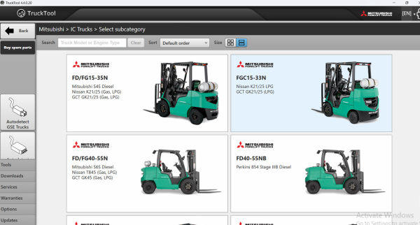 TruckTool 4.4.0.20 05.2024 Diagnostic Software CAT TCM Rocla Mitsubishi UniCarriers 4