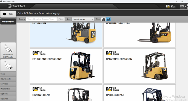 TruckTool 4.4.0.20 05.2024 Diagnostic Software CAT TCM Rocla Mitsubishi UniCarriers 5