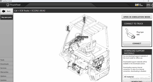 TruckTool 4.4.0.20 05.2024 Diagnostic Software CAT TCM Rocla Mitsubishi UniCarriers 9
