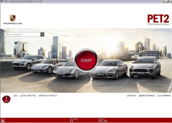 VMW Porsche PET2 8.0 05.2024 Spare Parts Catalog VMWare 3