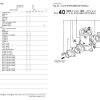 Yanmar Diesel Engine 6CHX DTE 6CHX UTE Parts Catalog 0CR10 G51300 5