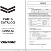Yanmar Excavator ViO80 1A Parts Catalog CPB11CENMA40100