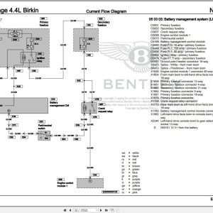003 Bentley Arnage 2000 2001 Workshop Manual Eletrical Schematic 2