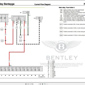 Bentley Brooklands 2009 - 2010 Workshop Manual Electrical Schematic 023 Bentley Brooklands 2009 2010 Workshop Manual Eletrical Schematic 2