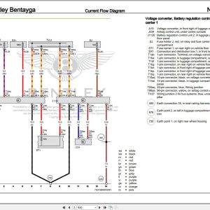 Bentley Continental 2012 - 2017 Workshop Manual Electrical Schematic 024 Bentley Continental 2012 2017 Workshop Manual Eletrical Schematic 2