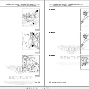 Bentley Continental Flying Spur 2005 - 2013 Workshop Manual Electrical Schematic 026 Bentley Continental Flying Spur 2005 2013 Workshop Manual Eletrical Schematic 1
