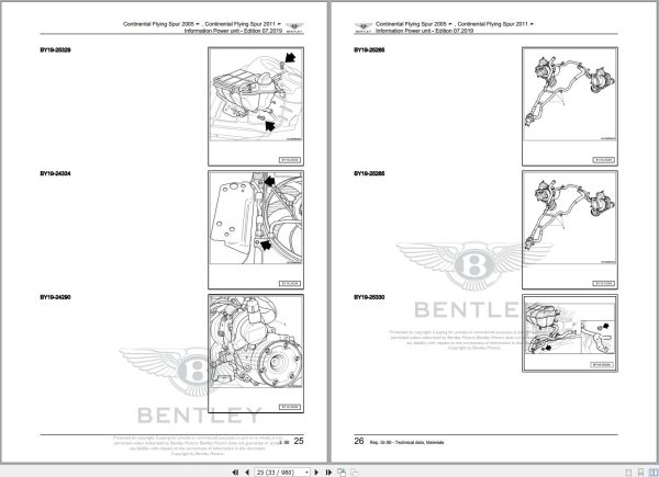 026 Bentley Continental Flying Spur 2005 2013 Workshop Manual Eletrical Schematic 1