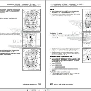028 Bentley Continental Gt 2004 2010 Workshop Manual Eletrical Schematic 1