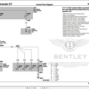 028 Bentley Continental Gt 2004 2010 Workshop Manual Eletrical Schematic 2