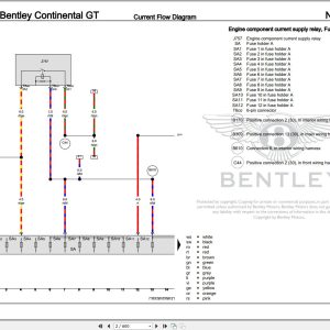 Bentley Continental GT 2012 - 2014 Workshop Manual Electrical Schematic 030 Bentley Continental Gt 2012 2014 Workshop Manual Eletrical Schematic 2