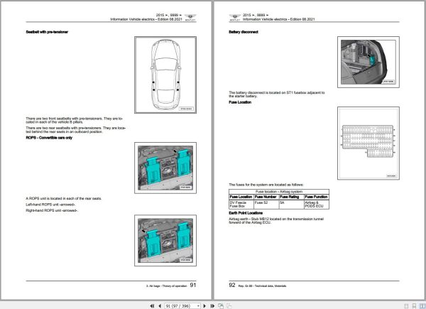 031 Bentley Continental GT 2012 2016 Workshop Manual Eletrical Schematic 1