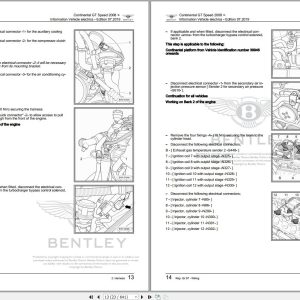 033 Bentley Continental Gt Speed 2008 2010 Workshop Manual Eletrical Schematic 1