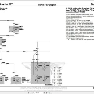 033 Bentley Continental Gt Speed 2008 2010 Workshop Manual Eletrical Schematic 2