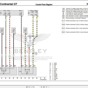 034 Bentley Continental Gt Speed 2012 2017 Workshop Manual Eletrical Schematic 2