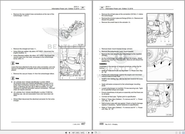 036 Bentley Continental GT Speed Convertible 2015 2017 Workshop Manual Eletrical Schematic 1