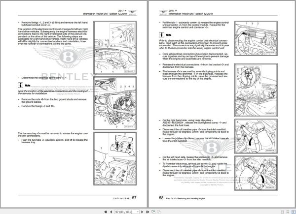 037 Bentley Continental GT Supersports 2012 2017 Workshop Manual Eletrical Schematic 1