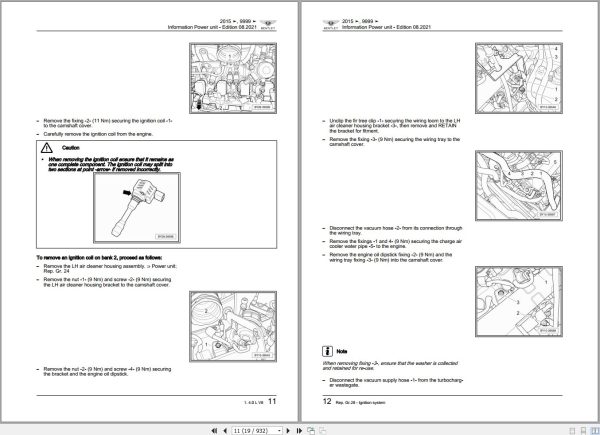 040 Bentley Continental GT3 R 2014 2015 Workshop Manual Eletrical Schematic 1