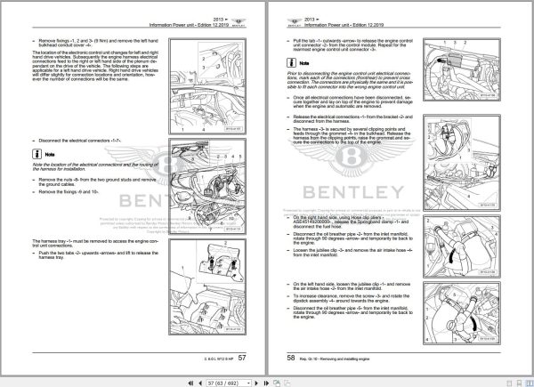 044 Bentley Continental GTC 2014 2015 Workshop Manual Eletrical Schematic 1