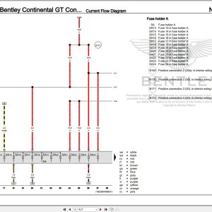 045 Bentley Continental Gtc 2016 2020 Workshop Manual Eletrical Schematic 2