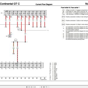 Bentley Continental GTC V8 2019 - 2022 Workshop Manual Electrical Schematic 048 Bentley Continental Gtc V8 2019 2022 Workshop Manual Eletrical Schematic 2