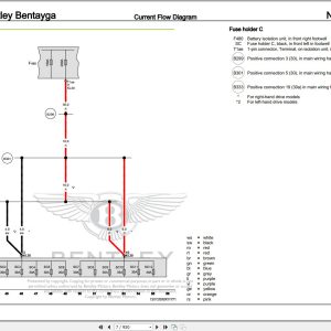 Bentley Continental Supersport GTC ISR 2012 - 2013 Workshop Manual Electrical Schematic 050 Bentley Continental Supersport Gtc Isr 2012 2013 Workshop Manual Eletrical Schematic 2