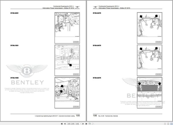 051 Bentley Continental Supersports GT 2010 2012 Workshop Manual Eletrical Schematic 1