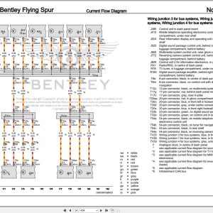 Bentley Flying Spur W12 2013 - 2019 Workshop Manual Electrical Schematic 055 Bentley Flying Spur W12 2013 2019 Workshop Manual Eletrical Schematic 2
