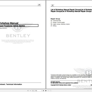 056 Bentley Limousine 2002 2005 Workshop Manual