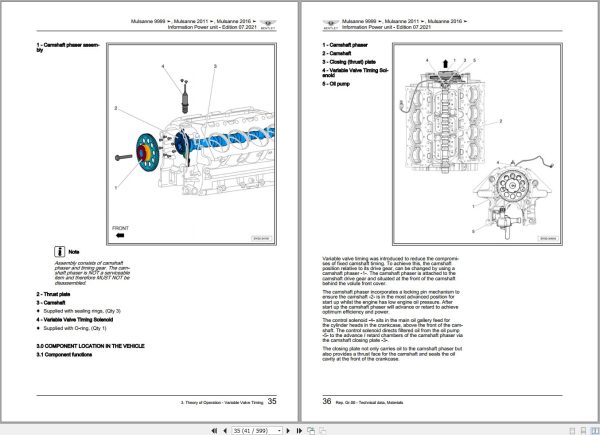 057 Bentley Mulsanne 2011 2018 Workshop Manual Eletrical Schematic 1