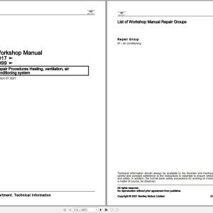 058 Bentley Mulsanne 2016 2018 Workshop Manual