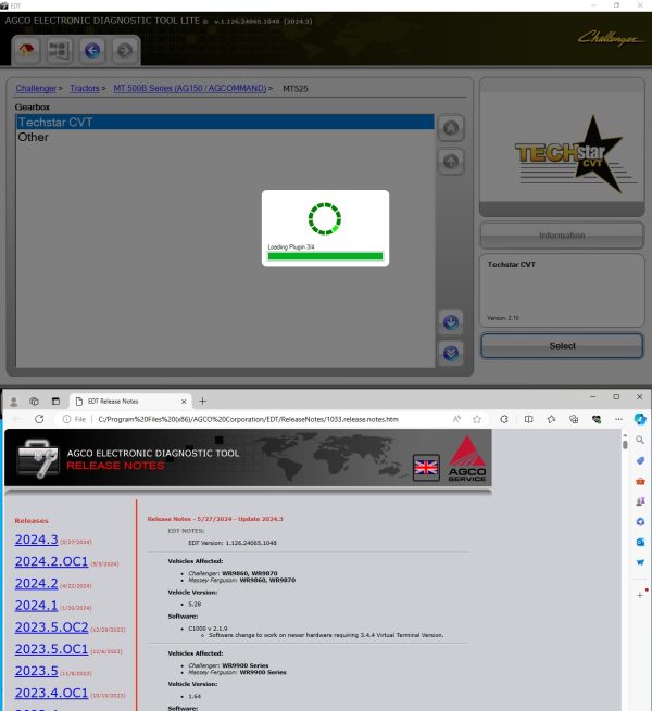 AGCO EDT V1.126.24065.1048 06.2024 Diagnostic Software 5