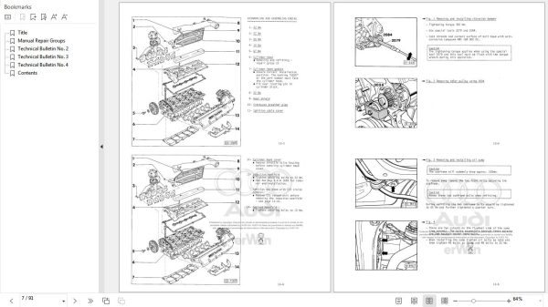 Audi 100 1983 1991 44 443 444 445 446 Workshop Manual 1