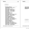 Audi A1 2011 2018 8X 8X1 8XA 8XF 8XK Workshop Manual