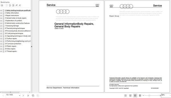 Audi A3 2020 2023 Repairs Manual