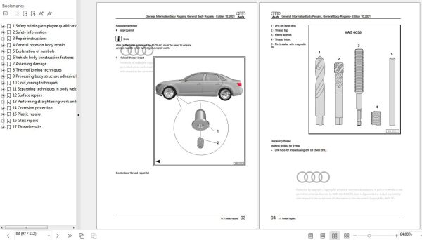 Audi A3 2020 2023 Repairs Manual 1